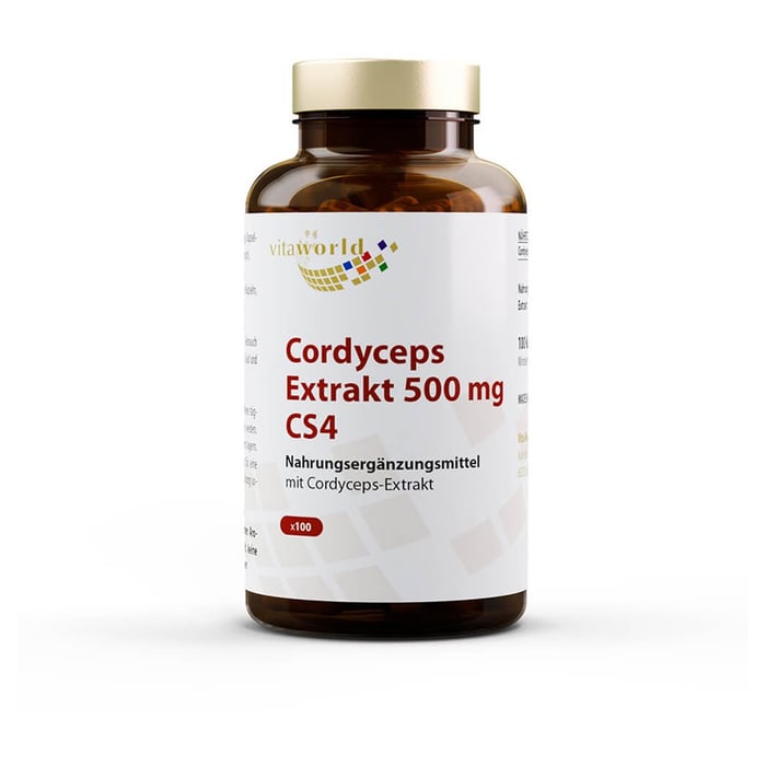 Cordyceps Extrakt 500 mg Kapseln
