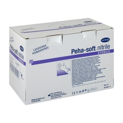 Peha-soft nitrile sterile Unters.handsch. M pfr.