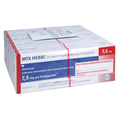 Mtx Hexal 7,5 mg (20 mg/ml) Injektionslösung Produktbild 1