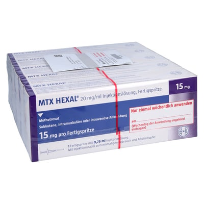 Mtx Hexal 15 mg (20 mg/ml) Injektionslösung Produktbild 1
