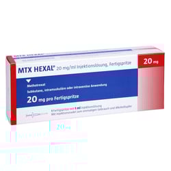 Mtx Hexal 20mg (20mg/ml) Injektionslösung