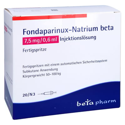 FONDAPARINUX-Natrium beta 7,5mg/0,6ml Inj.-L.F.-Sp