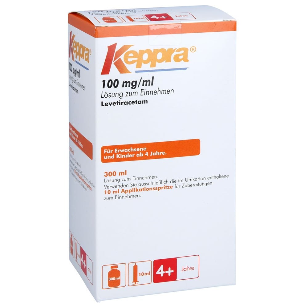 Keppra 100 mg/ml 10 ml Dosierspritze
