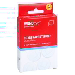 Wundpflaster 2,5 cm rund transparent