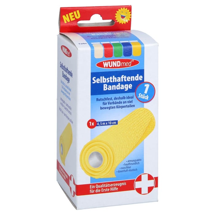 Bandage selbsthaftend 10 cmx4,5 m farb.sort.