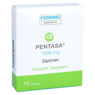 Pentasa 1000 mg Zäpfchen Produktbild 1