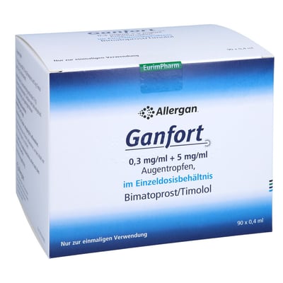 Ganfort 0,3 mg/ml + 5 mg/ml Augentropfen Produktbild 1