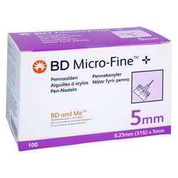 BD Micro-fine+ 5 Pen-Nadeln 0,25x5 mm