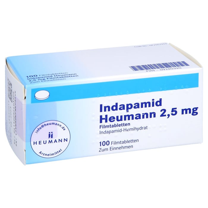 Indapamid Heumann 2,5mg