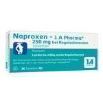 Naproxen-1A Pharma 250 mg bei Regelschmerzen