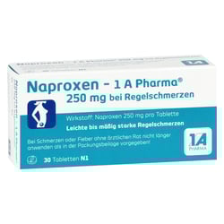 Naproxen-1A Pharma 250 mg bei Regelschmerzen