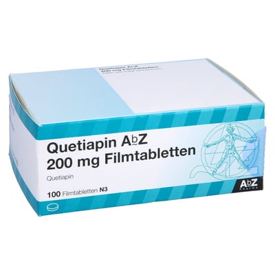 Quetiapin AbZ 200 mg Produktbild 1