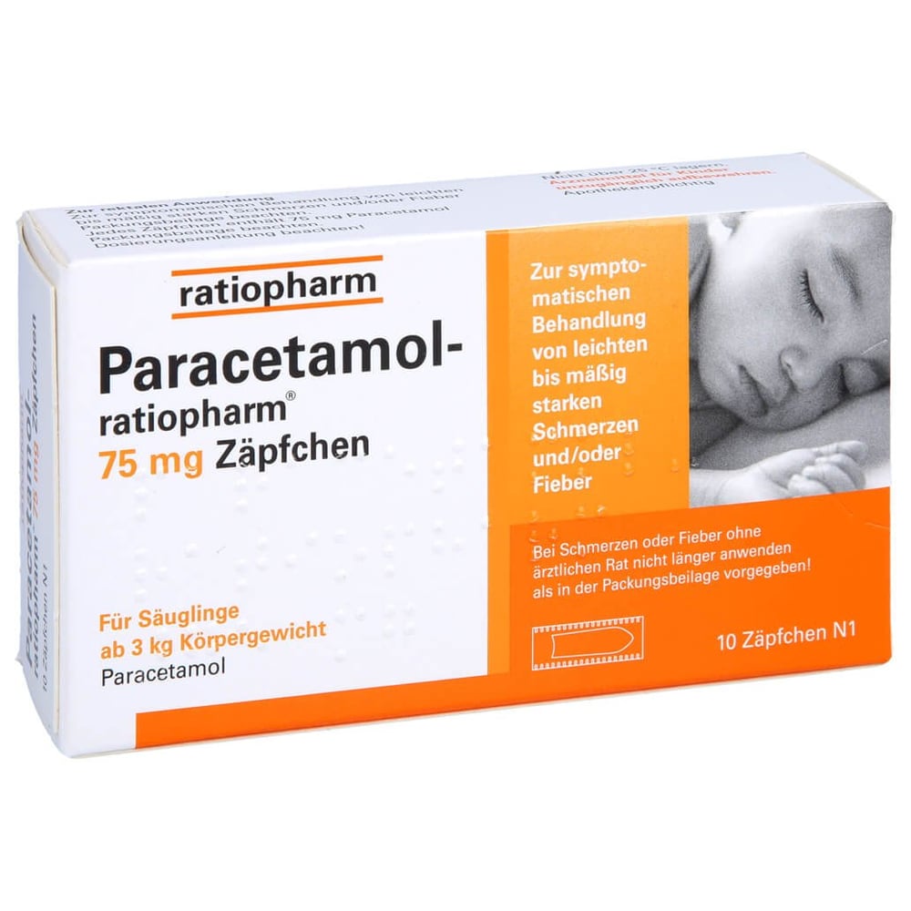 Paracetamol-ratiopharm 75 mg