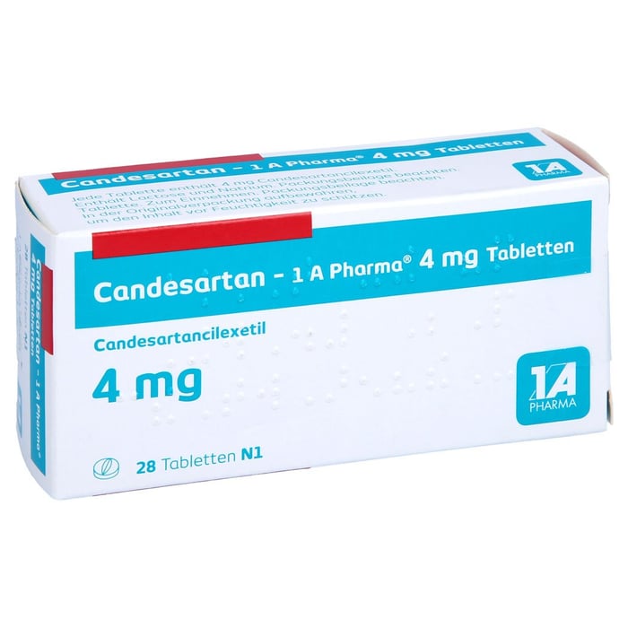 Candesartan - 1 A Pharma 4mg Tabletten