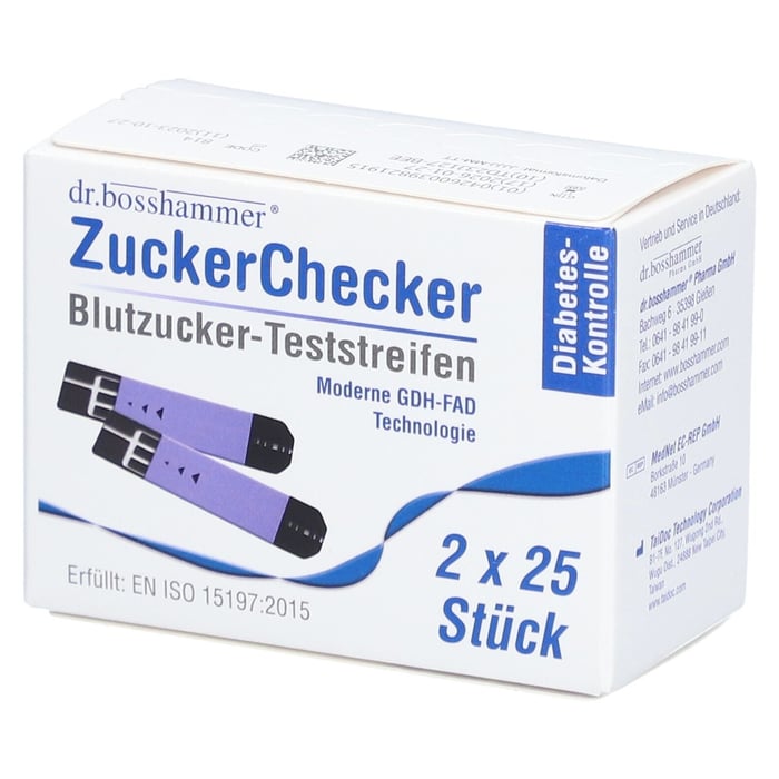 Zuckerchecker Blutzucker Teststreifen