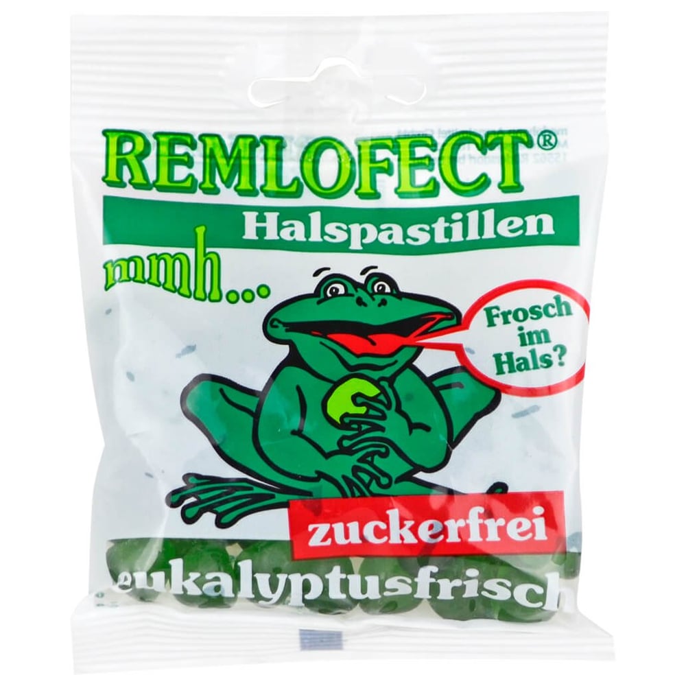 Remlofect Halspastillen zuckerfr.eukalypt.frisch