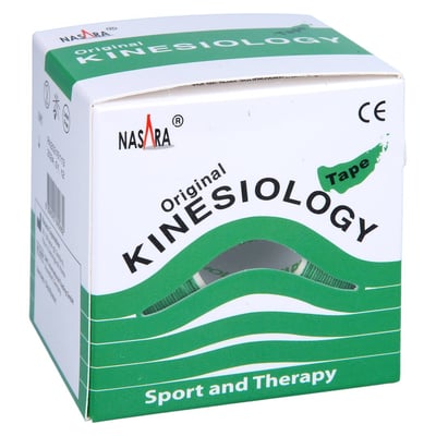 Nasara Kinesiologie Tape 5 cmx5 m grün