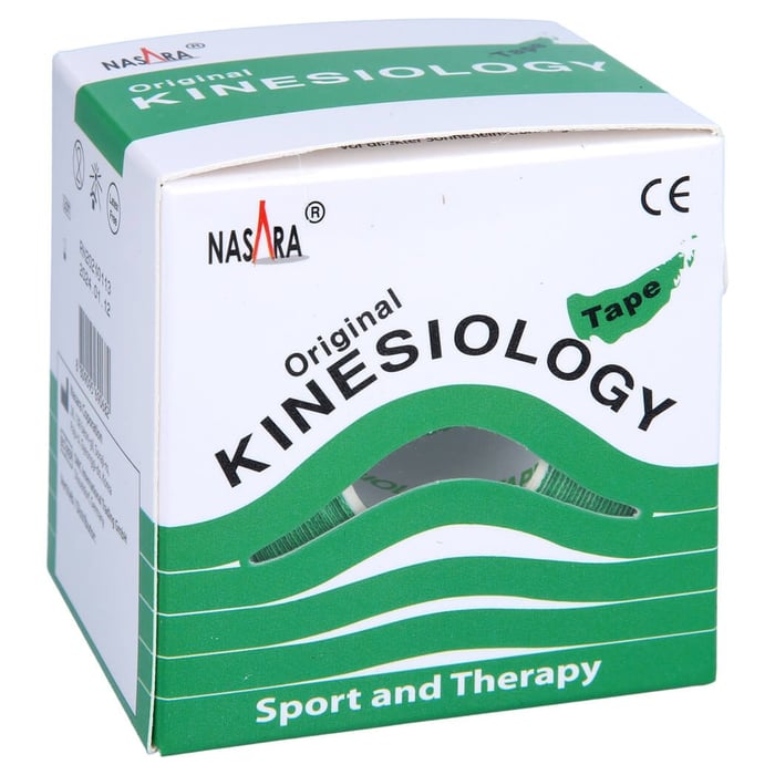 Nasara Kinesiologie Tape 5 cmx5 m grün
