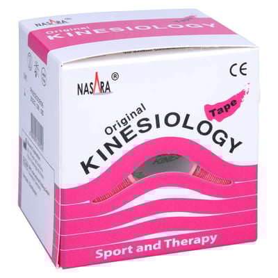 Nasara Kinesiologie Tape 5 cmx5 m pink
