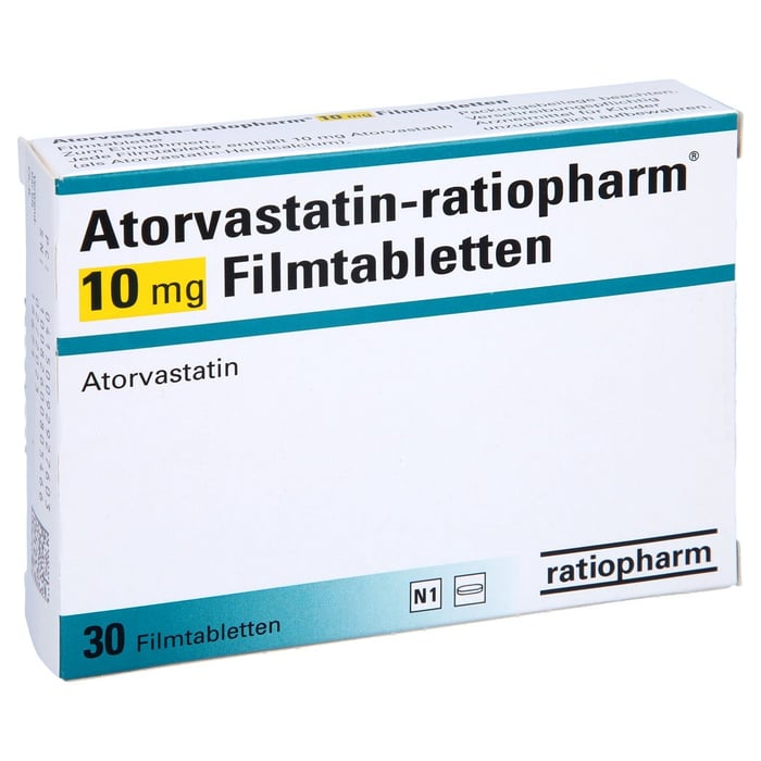 Atorvastatin-ratiopharm 10mg