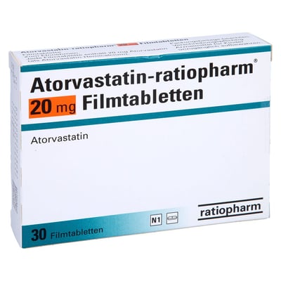 Atorvastatin-ratiopharm 20 mg