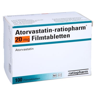 Atorvastatin-ratiopharm 20 mg