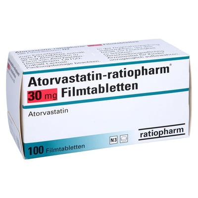 Atorvastatin-ratiopharm 30 mg