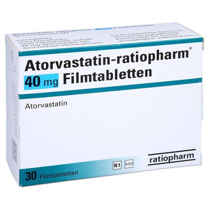 Atorvastatin-ratiopharm 40mg