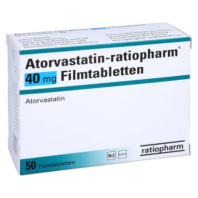 Atorvastatin-ratiopharm 40 mg