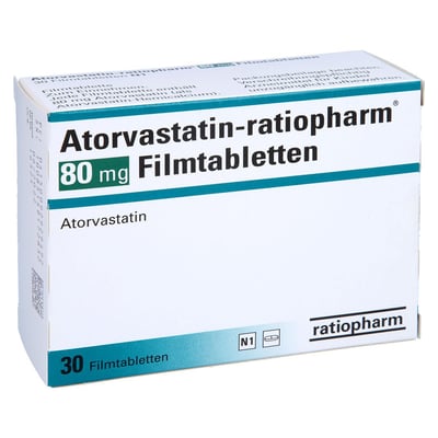Atorvastatin-ratiopharm 80 mg