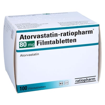 Atorvastatin-ratiopharm 80 mg