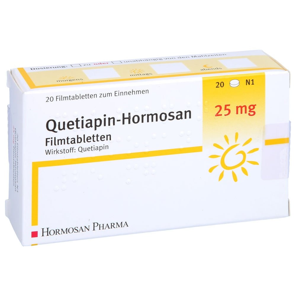 Quetiapin-Hormosan 25 mg