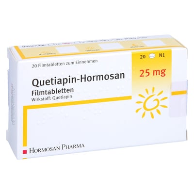 Quetiapin-Hormosan 25 mg