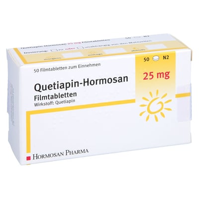 Quetiapin-Hormosan 25 mg