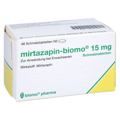 Mirtazapin-biomo 15 mg Produktbild 1