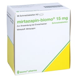 Mirtazapin-biomo 15 mg
