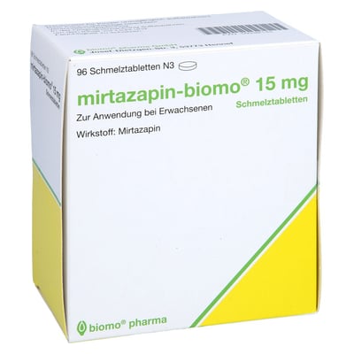 Mirtazapin-biomo 15 mg Produktbild 1