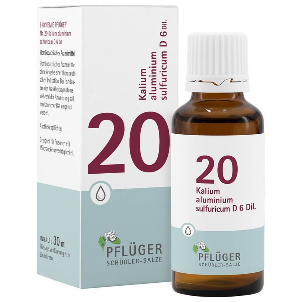 Biochemie Pflüger NR. 20 Kalium alu.sul. D 6