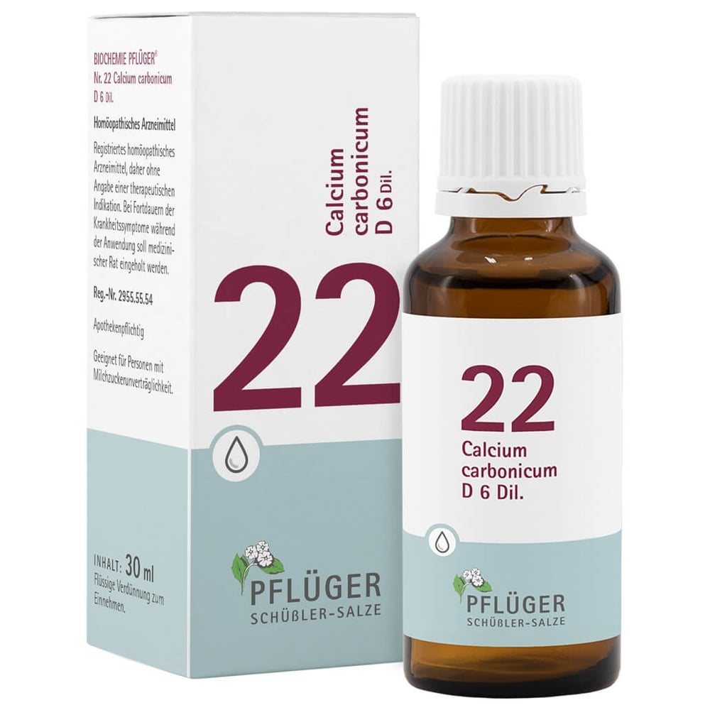 Biochemie Pflüger Nr. 22 Calcium carbonicum D 6 Dil.
