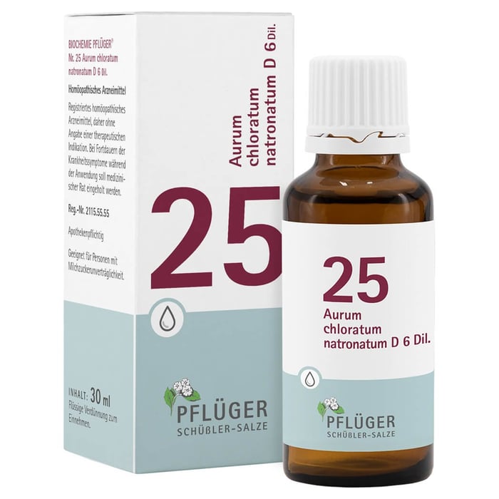 Biochemie Pflüger Nr. 25 Aurum chloratum natronatum D 6 Dil.