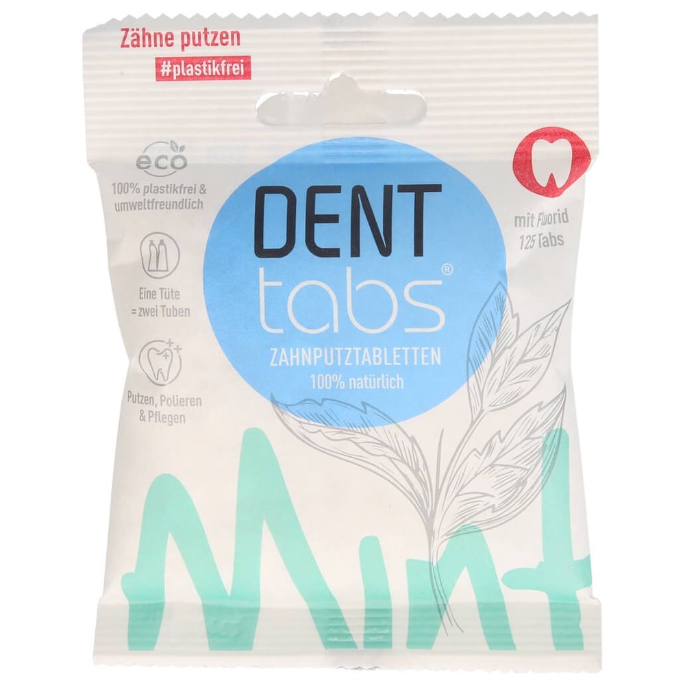 Denttabs Zahnputztabletten stevia-mint m.Fluorid