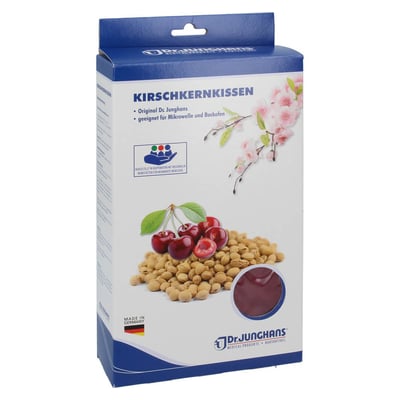 Kirschkernkissen 20x30 cm m. Flausch Bordeaux