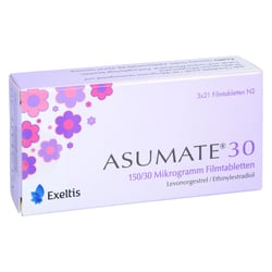 Asumate 30 0,15 mg/0,03 mg Filmtabletten