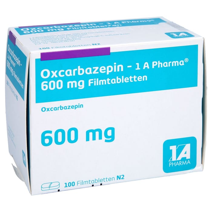Oxcarbazepin - 1 A Pharma 600 mg Filmtabletten