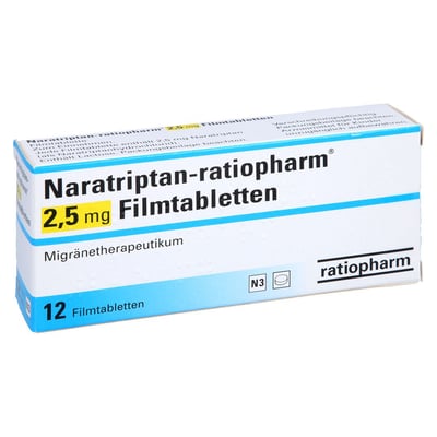 Naratriptan-ratiopharm 2,5 mg