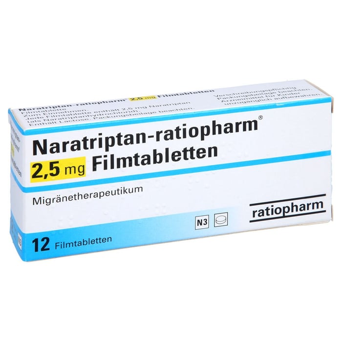 Naratriptan-ratiopharm 2,5mg
