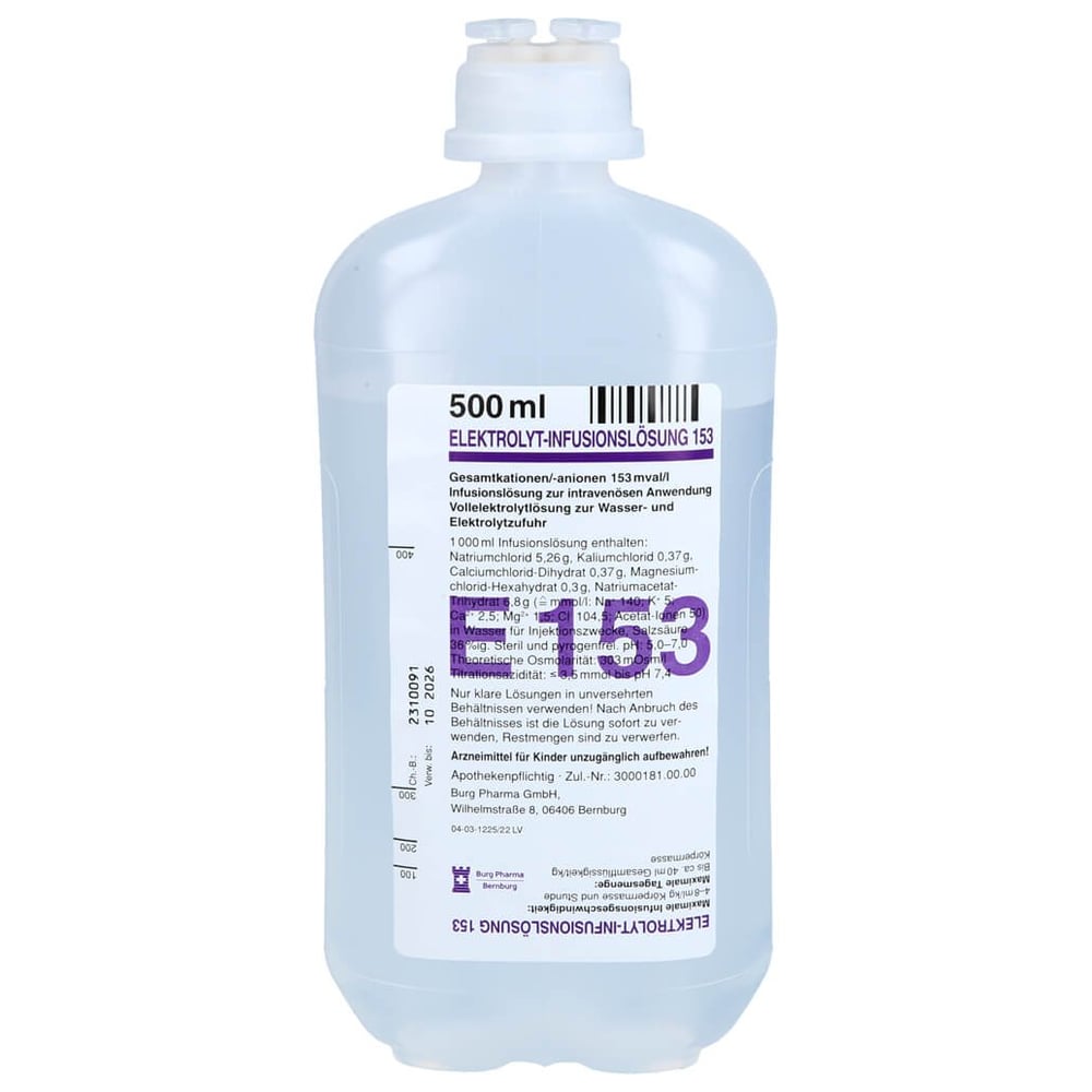 Elektrolyt Inf.-Lsg. 153 PE-Flasche