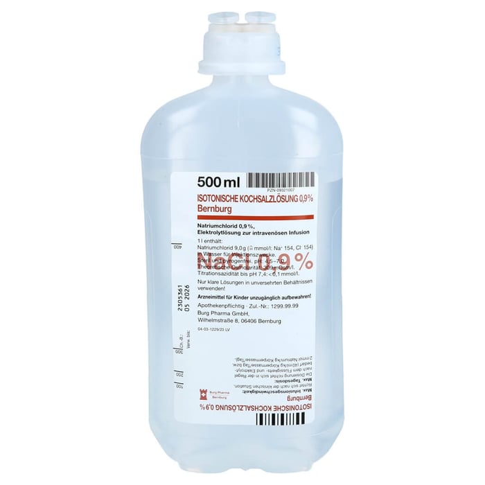 Isotonische Kochsalz 0.9% PE-Flasche