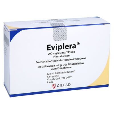Eviplera 200 mg/25 mg/245 mg