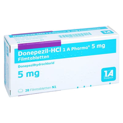 Donepezil-HCl 1A Pharma 5 mg Produktbild 1